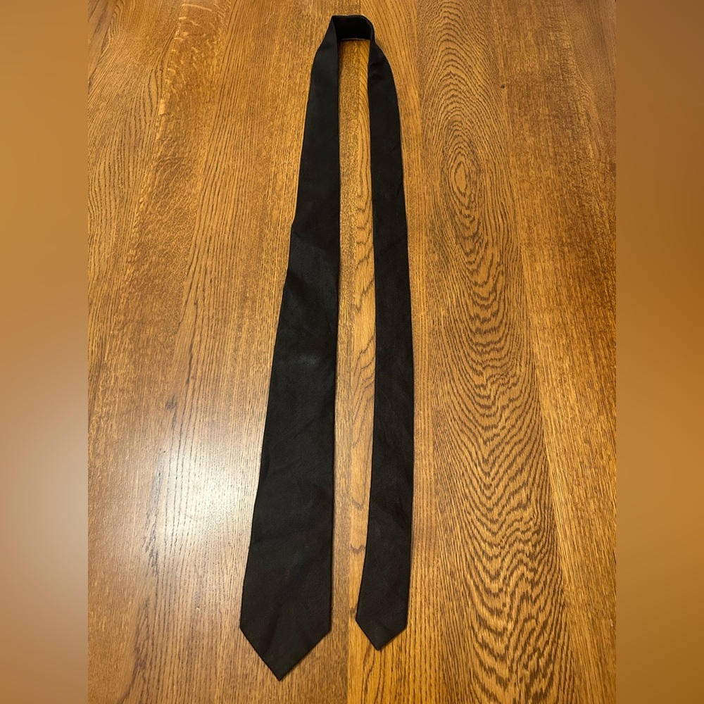 Gap Black Linen Tie